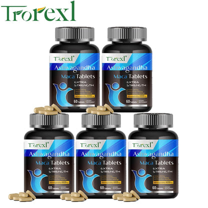 EliteFuel Ashwagandha & Maca Root Male Enhancing Supplement,Max Strength,Boost High Stamina, Vitality for Men