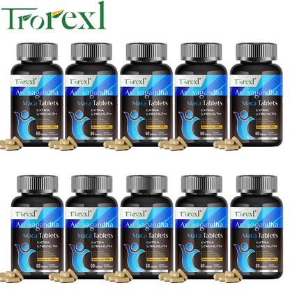 EliteFuel Ashwagandha & Maca Root Male Enhancing Supplement,Max Strength,Boost High Stamina, Vitality for Men