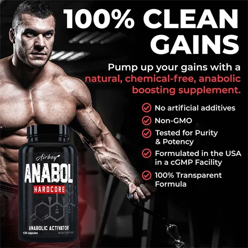EliteFuel Airboy Anabol Hardcore - Helps Build Lean, Firm, High-quality Muscle,Promoting Muscle Growth,Recovery & Strength Enhancement